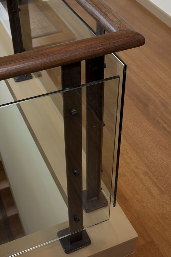 Glass Stair Rail Staircase Contemporary with Glass Railing Stair Railing