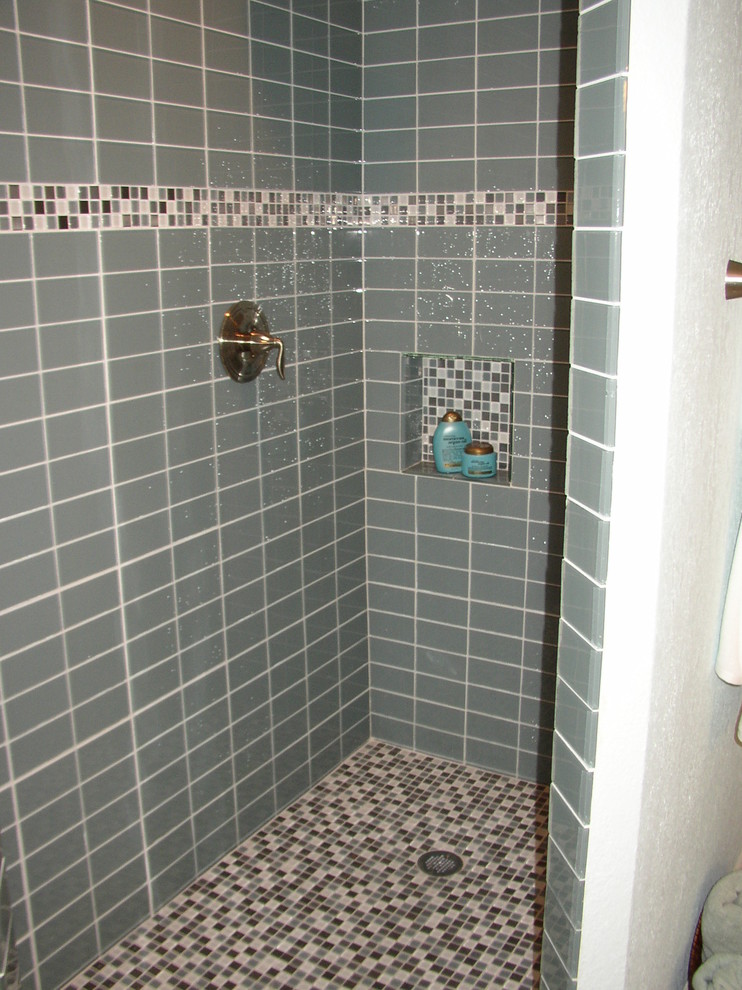Glass Subway Tile Bathroom Bathroom Modern with Glass Subway Tile Glass