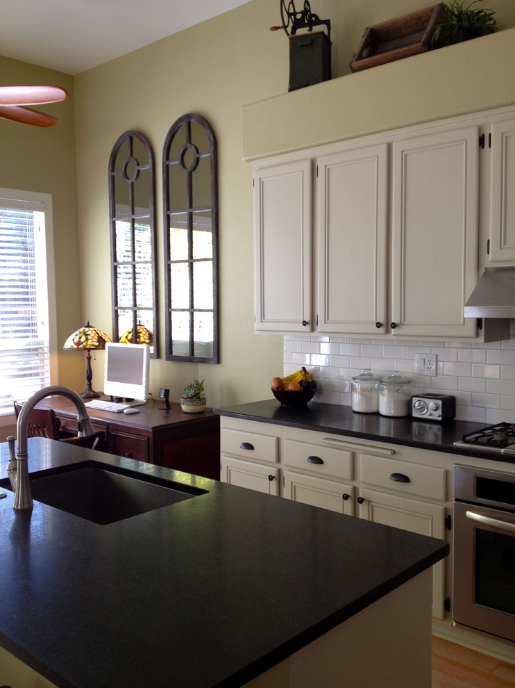 Granite Black Pearl Kitchen Traditional with None 