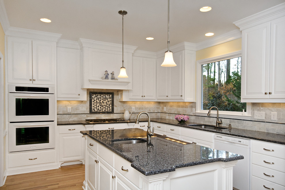 Granite Blue Pearl Kitchen Traditional with Blue Pearl Granite Breakfast1