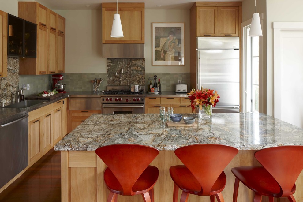 Granite Countertops Pictures Kitchen Transitional with Bar Stool Cherner Chair