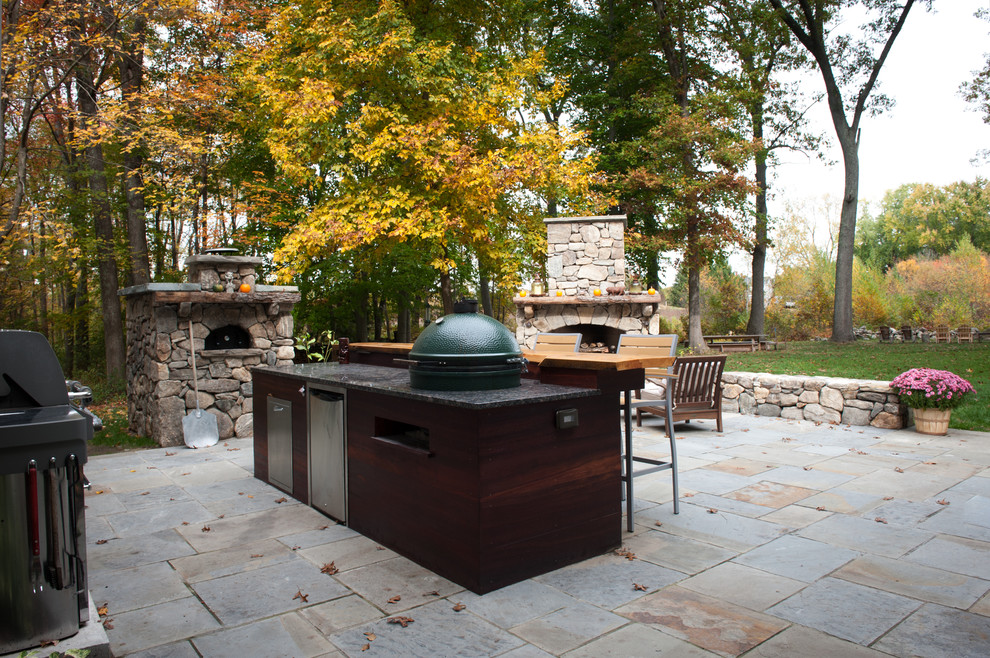 Green Egg Outdoor Kitchen Patio Traditional with My Houzz 