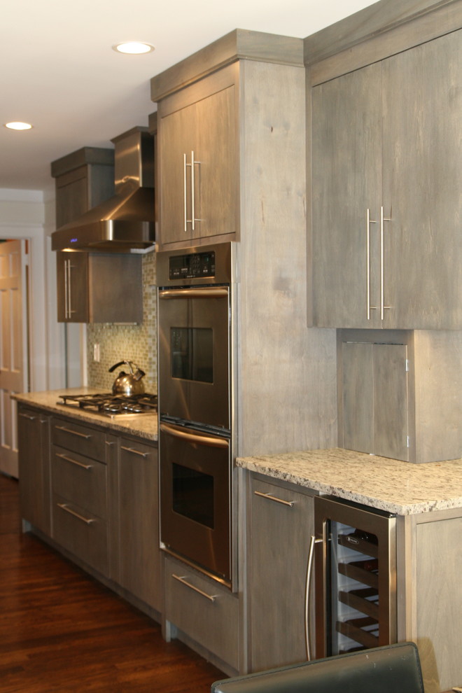 Grey Kitchen Cabinets Kitchen Contemporary with Granite Counter Gray Cabinets