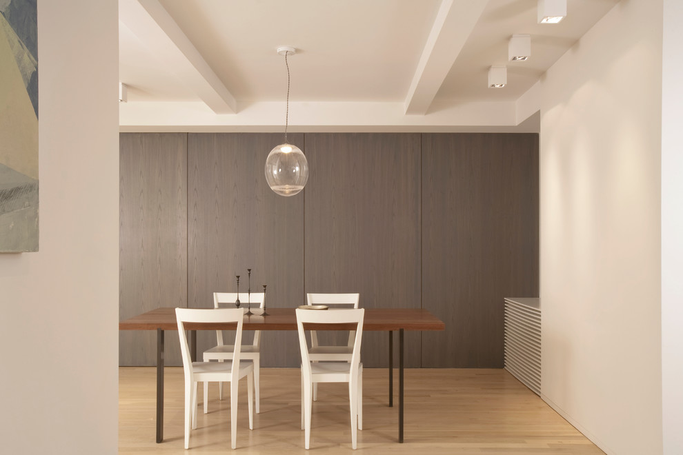 Grey Wood Stain Dining Room Contemporary with Ash Floors Atelier Areti