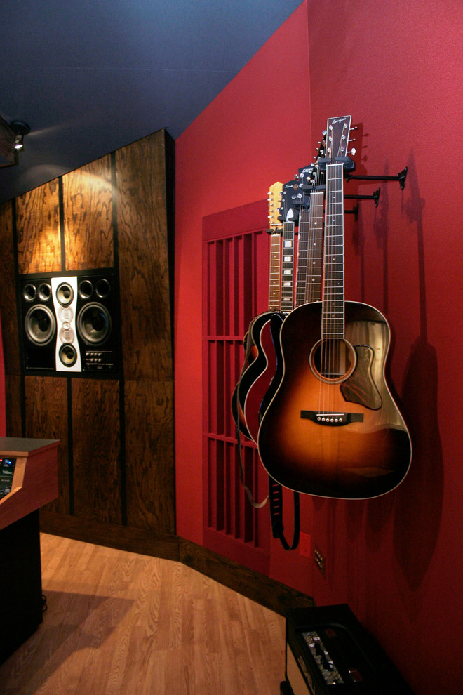 Guitar Wall Hanger Home Theater Modern with Austin Award Coty Media