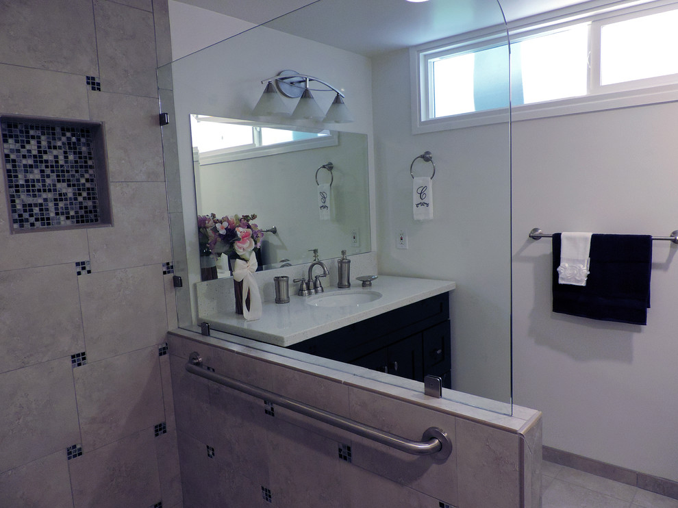 Handicap Bathroom Design Bathroom Traditional with Bathroom Remodel Black Glass