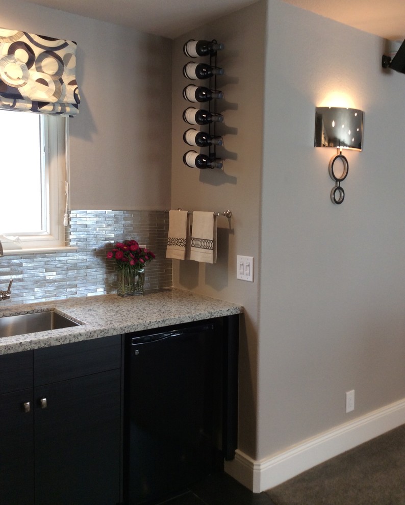 Hanging Egg Chair Spaces Modern with Bar Stools Custom Cabinets