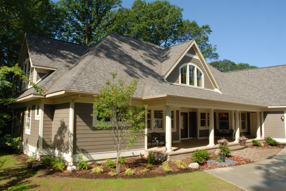 Hardie Board Colors Exterior Traditional with Arch Window Arched Windows