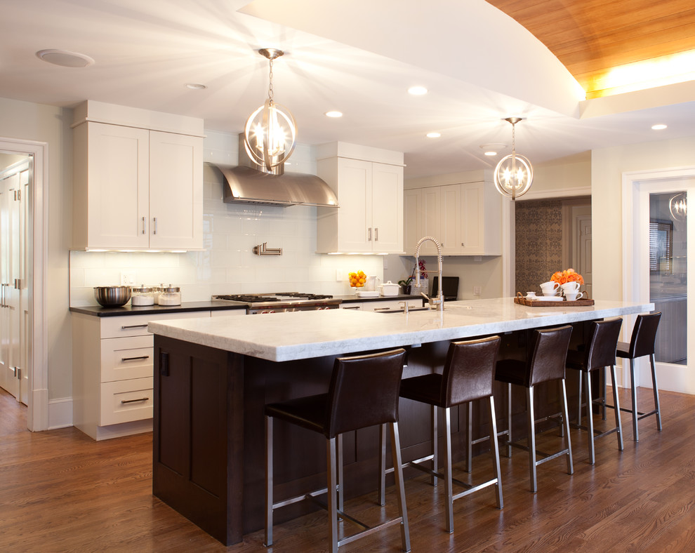 Hi Hat Lighting Kitchen Traditional with Baseboards Breakfast Bar Brookhaven