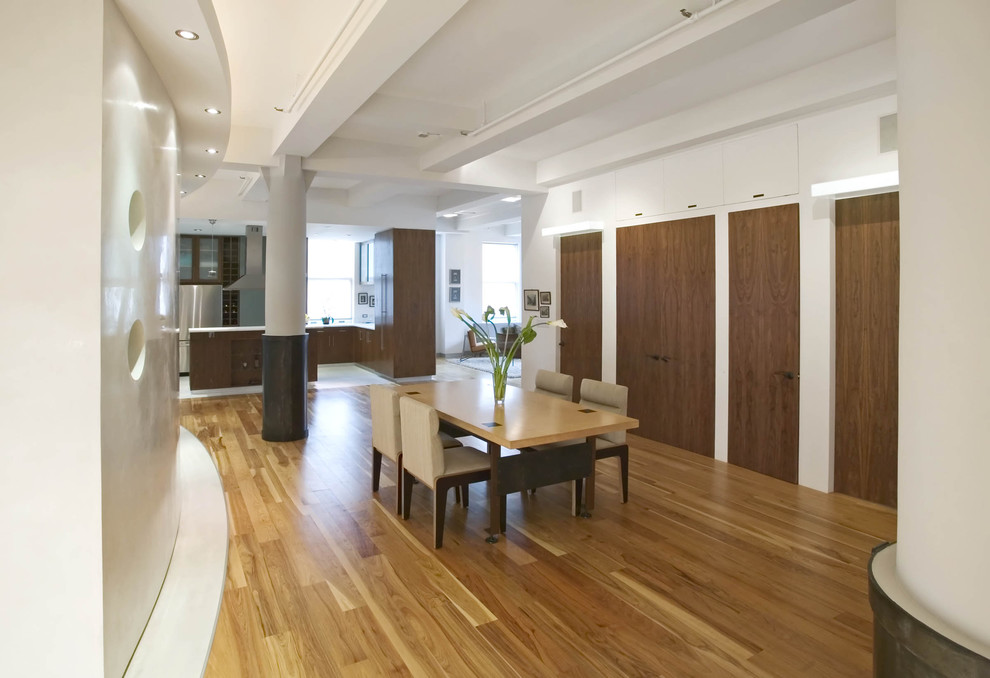 Hickory Hardwood Flooring Dining Room Contemporary with Columns Dining Room Hardwood