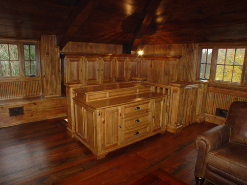 Hideaway Tv Cabinet Family Room Rustic with Bar Cabinetry Den Entertainment2