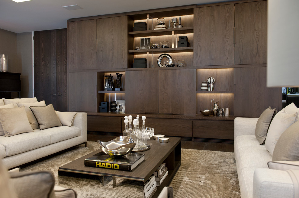 Hideaway Tv Cabinet Living Room Contemporary with None 