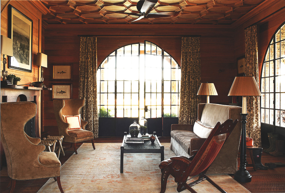 High Back Sofas Living Room Farmhouse with Arched Windows Boots Folding