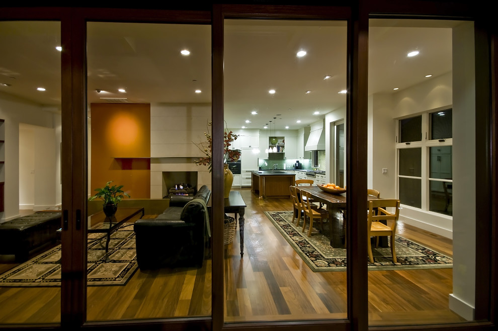 High Ceiling Curtains Living Room Contemporary with None 