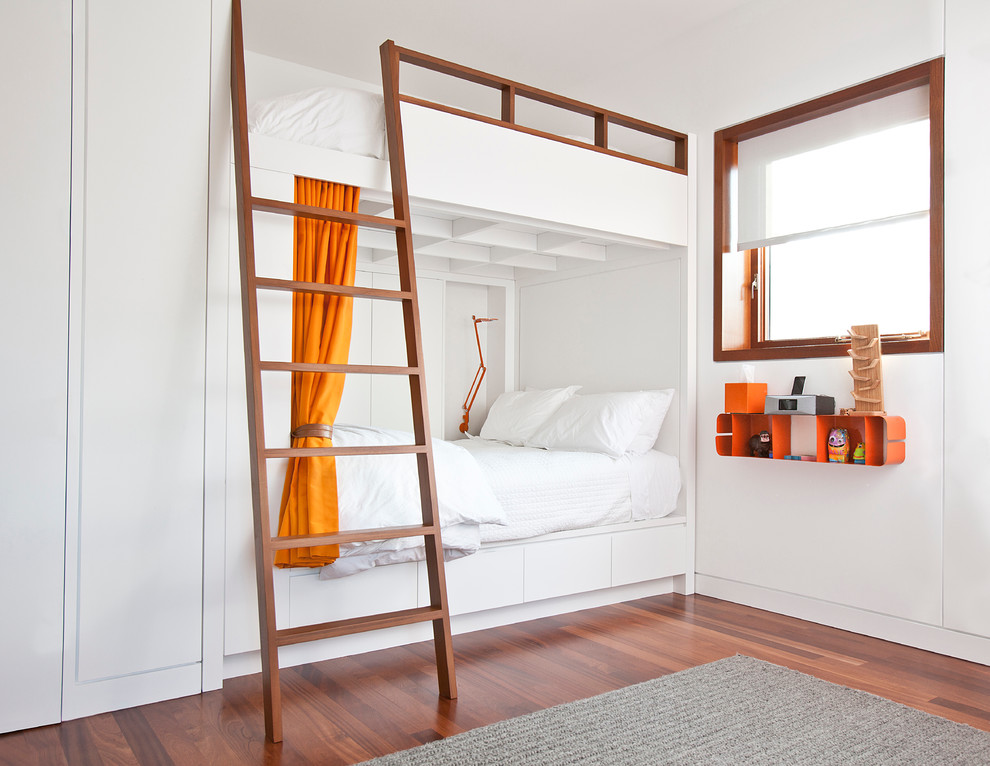 High End Bunk Beds Kids Industrial with Bunk Bunk Room Gray