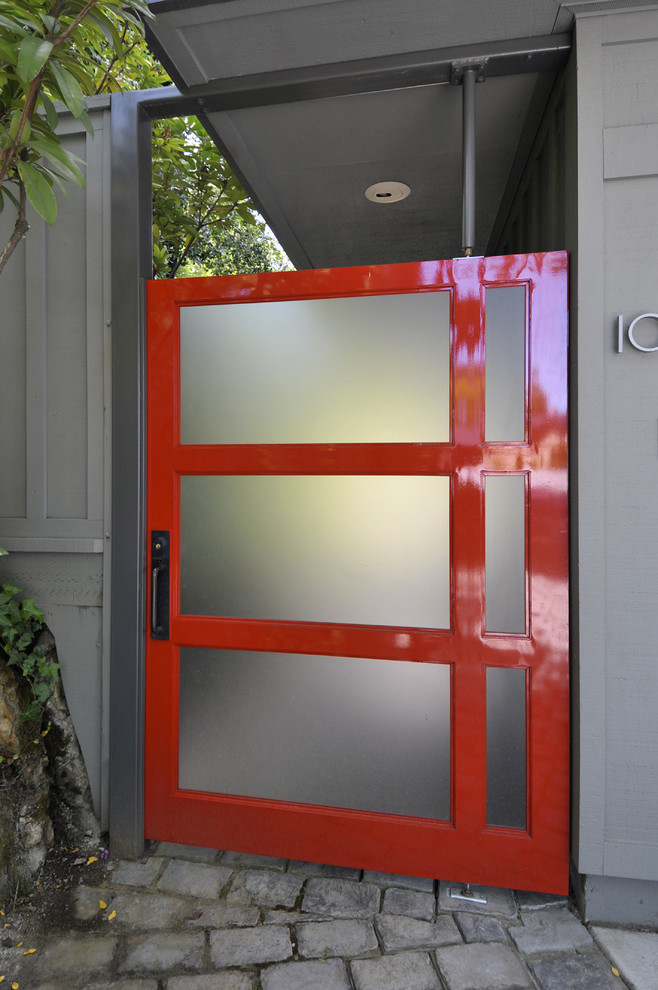 High Gloss Paint Entry Contemporary with Accent Colors Board And