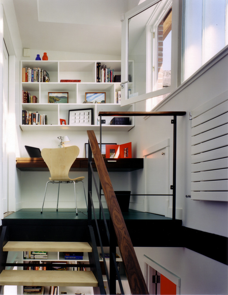 Home Office Shelving Home Office Modern with Built in Desk Built