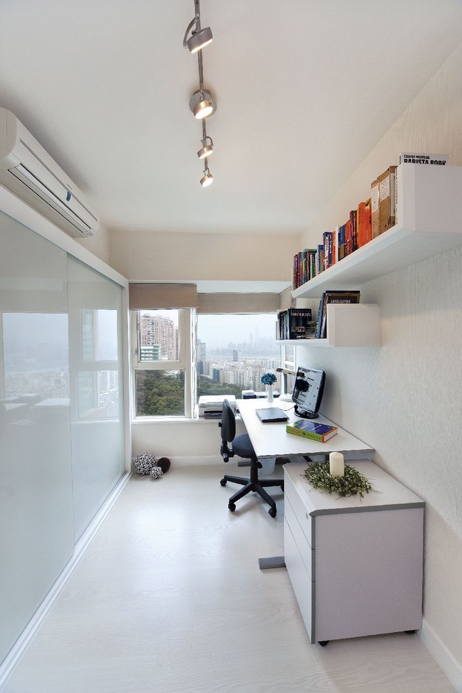 Home Office Shelving Home Office Modern with Ceiling Lighting Desk File