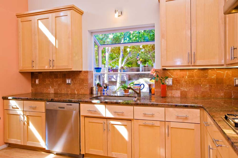 Home Remodeling Contractors Kitchen Modern with Barrel Vaulted Ceiling Clearstory