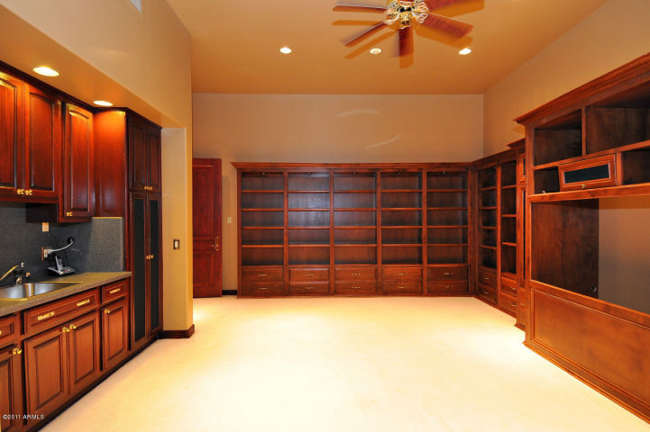 Home Remodeling Phoenix Family Room Mediterranean with Custom Cabinet Design Custom