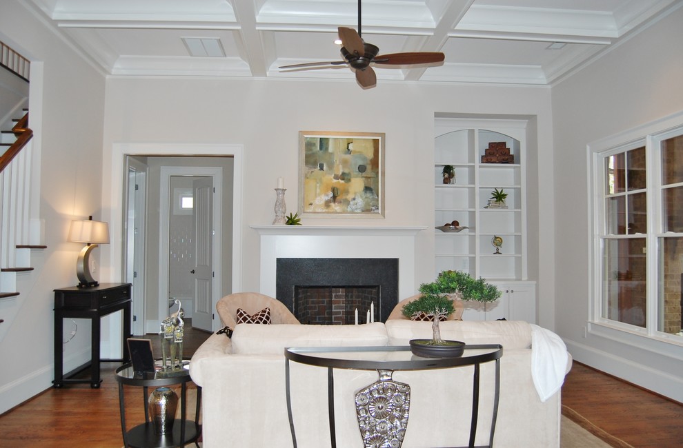Home Staging Atlanta Living Room Traditional with None 