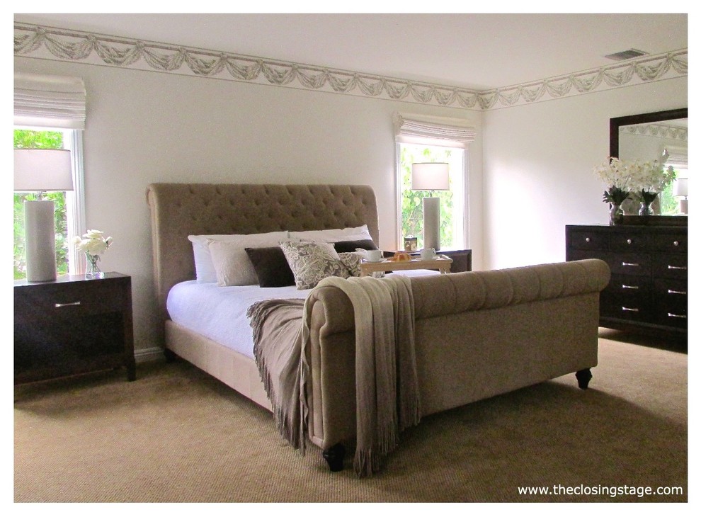 Home Staging Los Angeles Bedroom Traditional with Los Angeles Home Staging