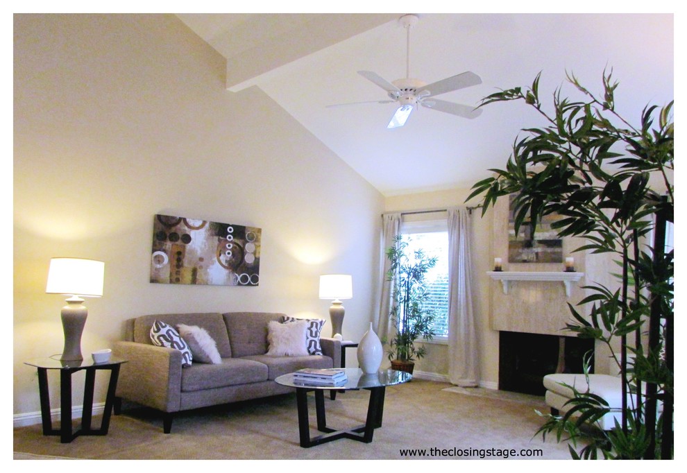 Home Staging Los Angeles Living Room with Los Angeles Home Staging