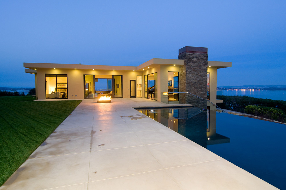 Houston Residential Architects Exterior Contemporary with Contemporary Custom Home Fire