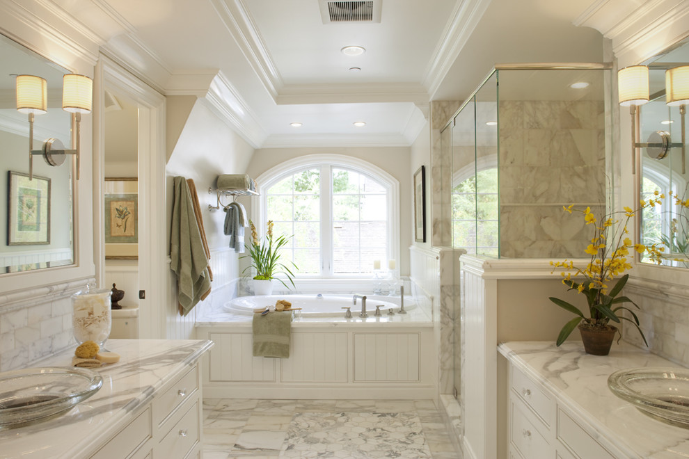 How Much to Redo a Bathroom Bathroom Traditional with Amazing Bath Arched Window