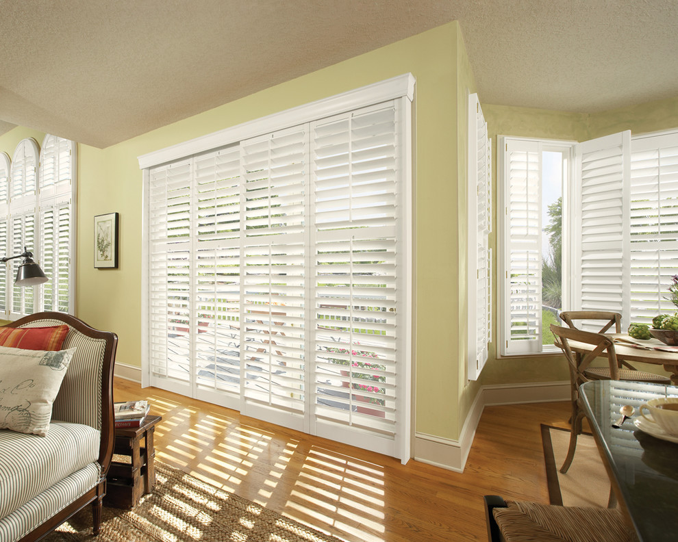 Hunter Douglas Shutters Spaces Craftsman with Hardwood Shutters Heritance Hardwood