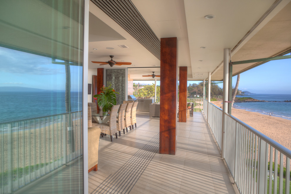 Ideas for Backyard Patios Patio Contemporary with Apartment Balcony Ceiling Fan