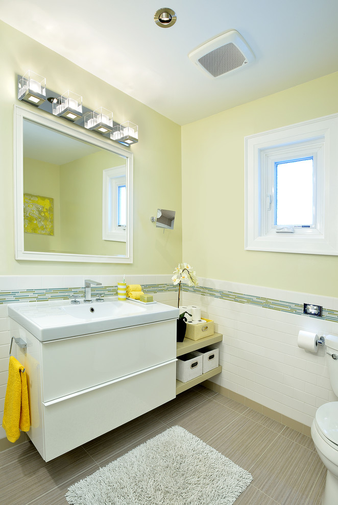Ikea Bathroom Vanities Bathroom Contemporary with Bathmat Bright Colors Built In