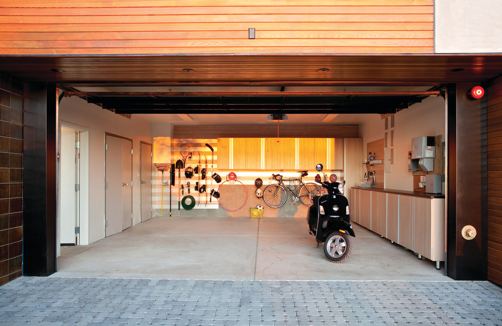Ikea Garage Storage Garage and Shed Contemporary with Cabinets Cobble Stone Concrete