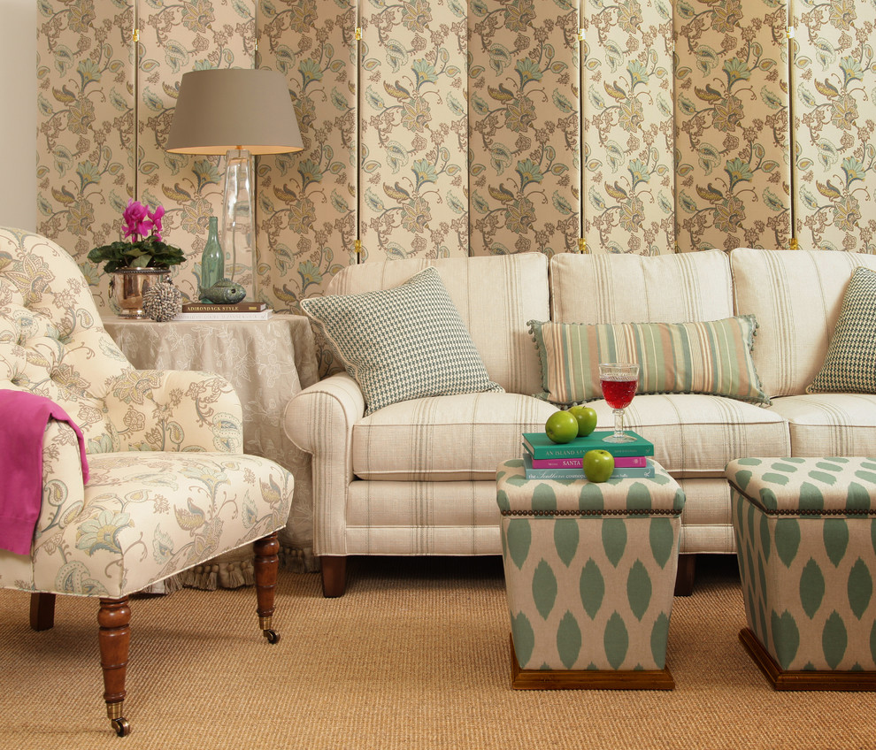 Images of Finished Basements Living Room Traditional with None 