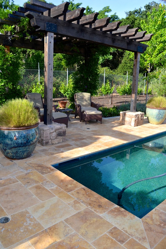 In Ground Fire Pit Ideas Landscape Mediterranean with None 