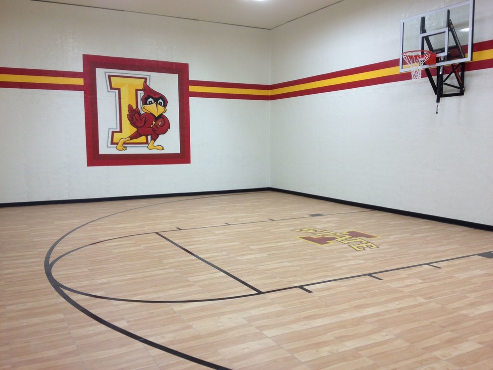 Indoor Home Basketball Court Home Gym with Basketball Court Basktball Gym