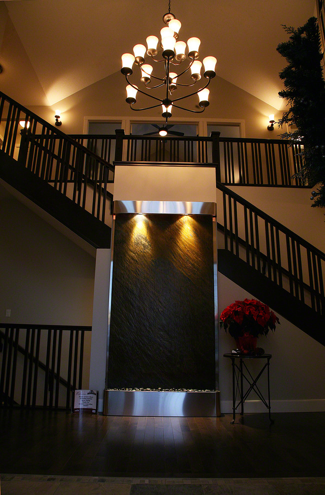 Indoor Wall Fountains Entry Craftsman with Art Chandelier Contemporary Artwork2