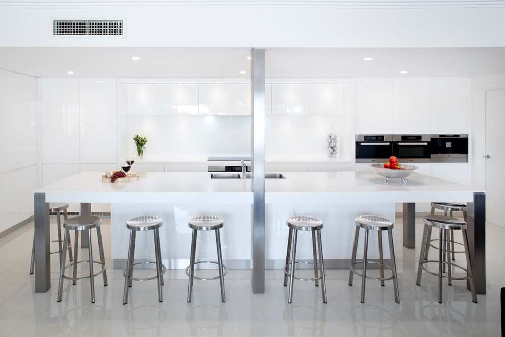 Industrial Counter Stool Kitchen Contemporary with Appliances Art of Kitchens