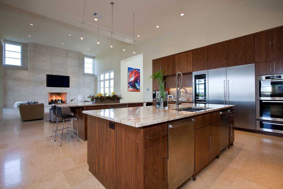 Industrial Dishwasher for Home Kitchen Contemporary with Artwork Ceiling Lighting Clerestory