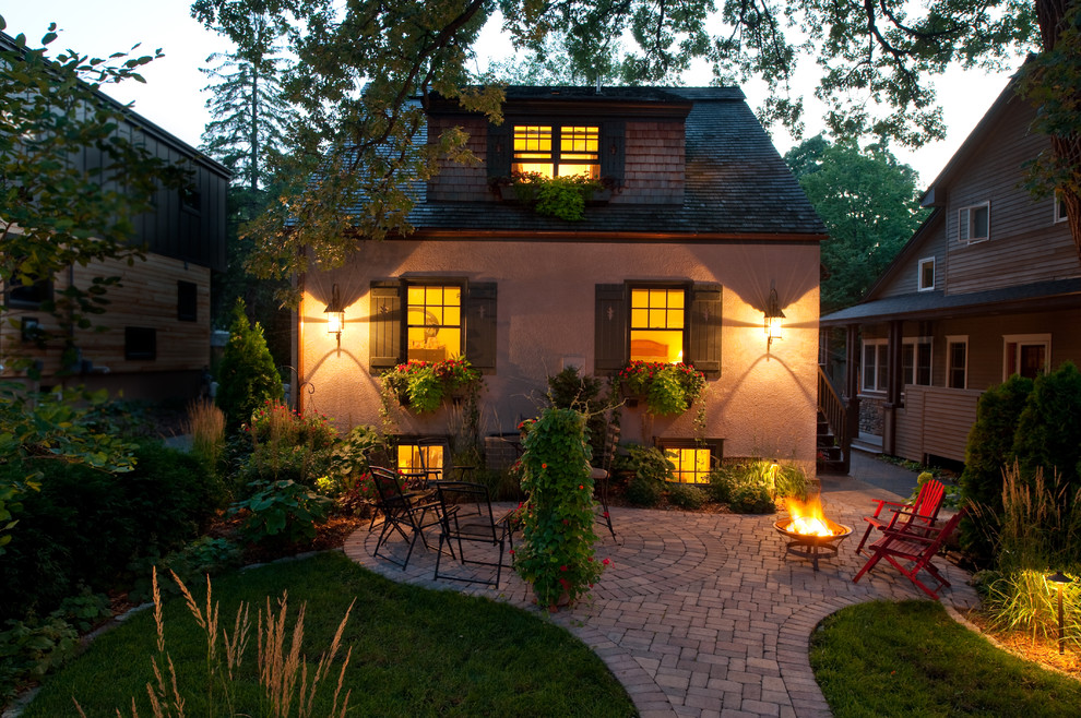 Inexpensive Patio Pavers Patio Traditional with Dormer Windows Grass Lanterns