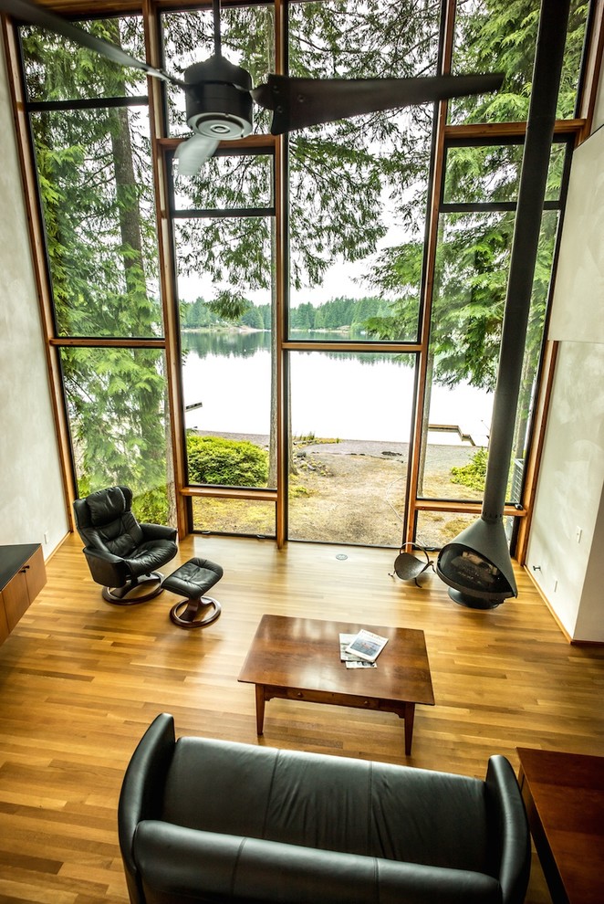 Interior Color Schemes Living Room Contemporary with Black Lounge Chair Black