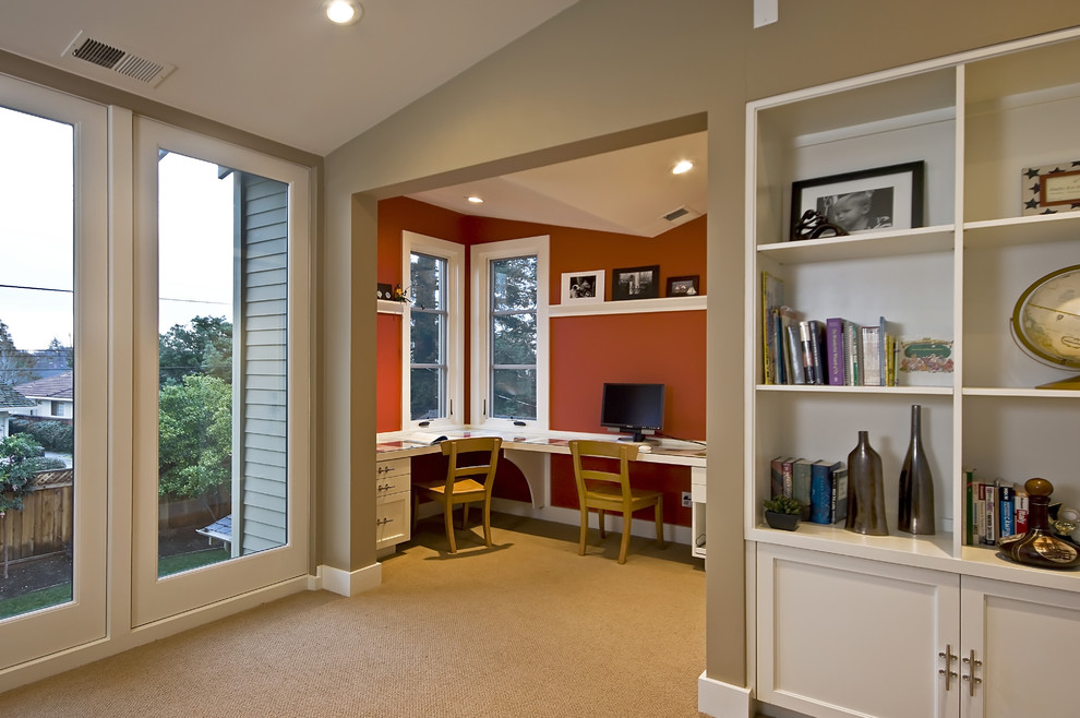 Interior Color Schemes Spaces Contemporary with None 