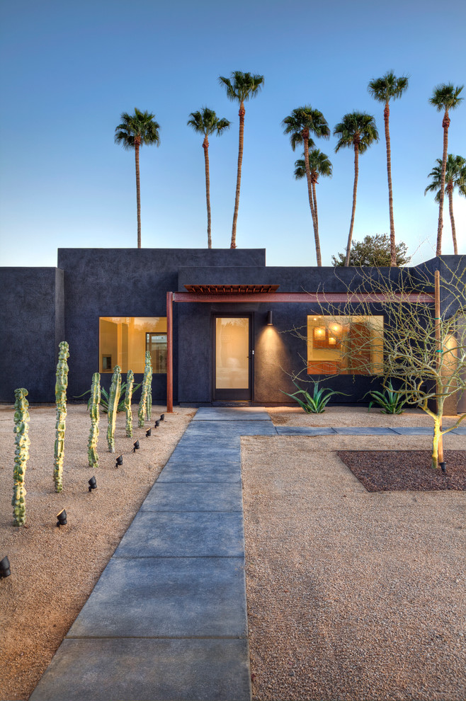 Interior Design Tucson Landscape Modern with Cacti Cactus Concrete Paving
