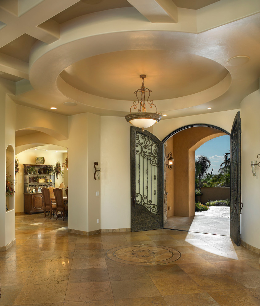 Iron Entry Doors Entry Mediterranean with Arched Door Arched Doorway