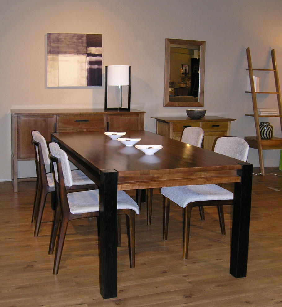 Iron Gates Design Dining Room Contemporary with Modern Dining Table Wood