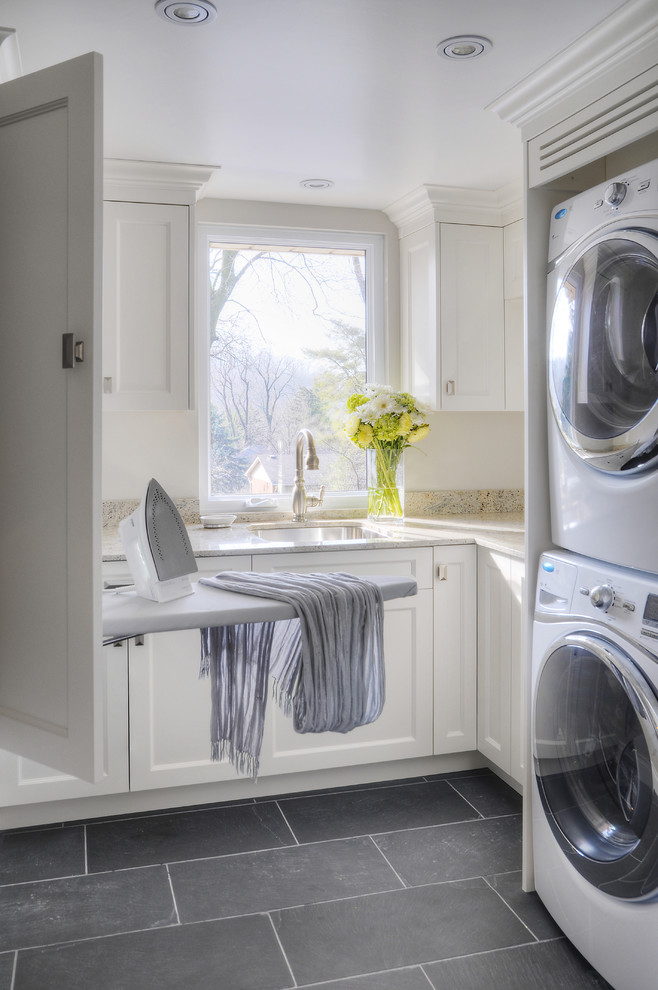 Ironing Board Cabinet Laundry Room Transitional with Built in Ironing Board Ceiling