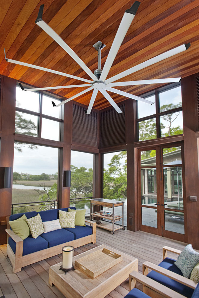 Isis Fan Price Sunroom Contemporary with Big Ass Fans Blue