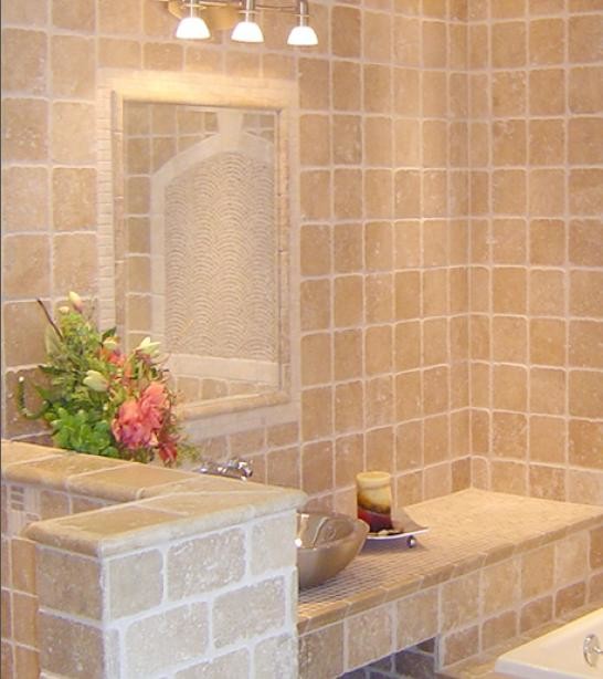 Ivory Travertine Tile Bathroom Traditional with Bathroom Travertine Tile Indoor