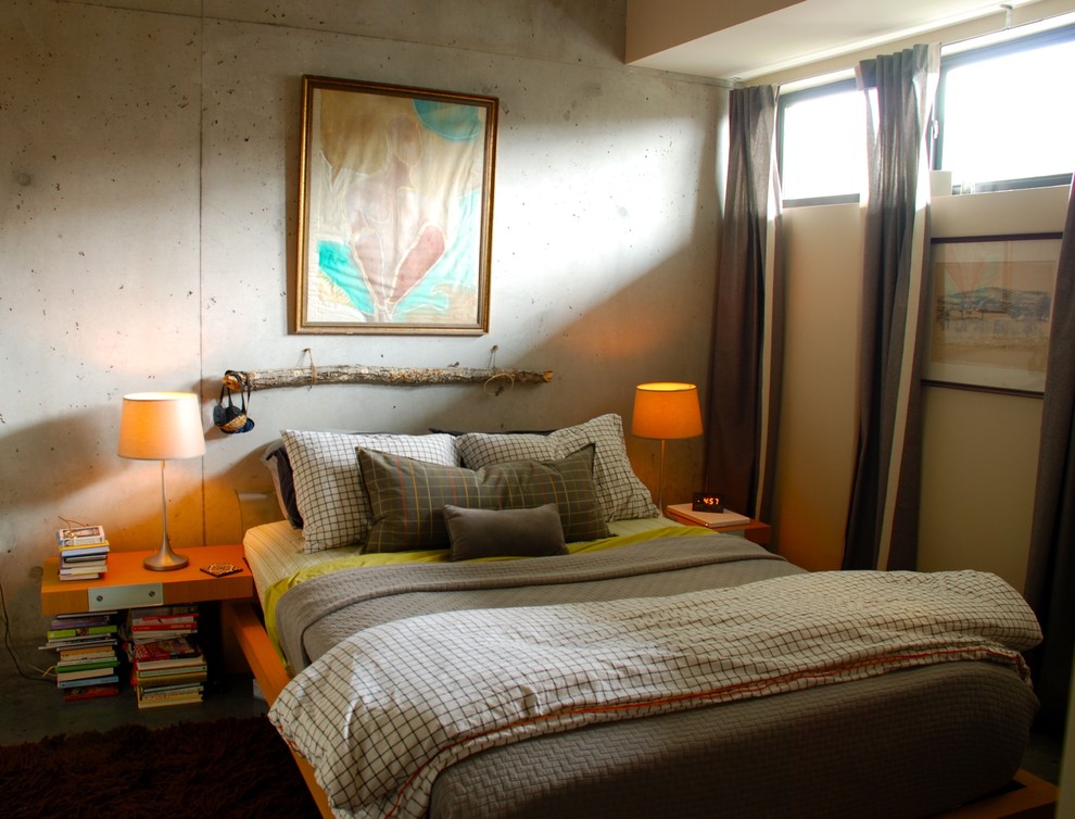 Jennifer Lopez Bedding Bedroom Rustic with Bedside Table Built In