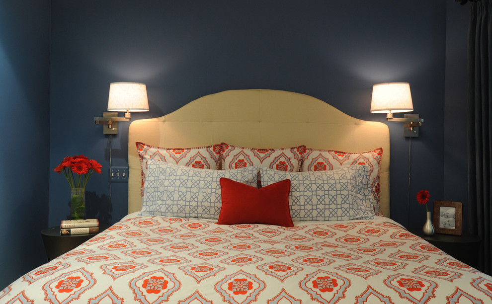 John Robshaw Bedding Bedroom Contemporary with Blue Bedroom John Robshaw1